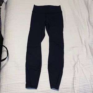 Lululemon leggings with mesh detail